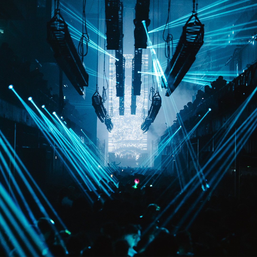 Venue audio and lighting installation
